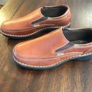 Thom McAn loafer shoes.